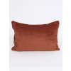 MKLozkoviny.sk Obliečka na vankúš mikroplyš 40 × 60 cm – Laura terakota- -