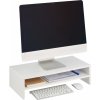 Stojan na monitor s policou, biela RD47341