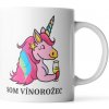 Sablio Hrnek Jsem vínorožec - 890 ml - XXL