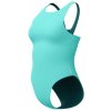 Speedo Solid High Neck Arctic Glass Blue