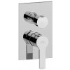 Paffoni West - Sprchová podomietková batéria s prepínačom, 2 vývody, chróm WS018CR