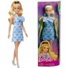 Barbie Fashionistas - Bábika v modrých šatách s mašličkami