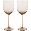 Ferm Living Poháre na biele víno Host 2 ks, blush