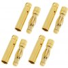 Revtec Pozlátený konektor s dĺžkou 4,0 mm (4 páry)