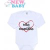 New Baby Body S Potlačou Celá Mamička-80 (9-12m)