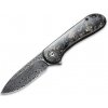 Civivi Elementum C907C-DS1 Golden Shred Carbon Fiber Damascus