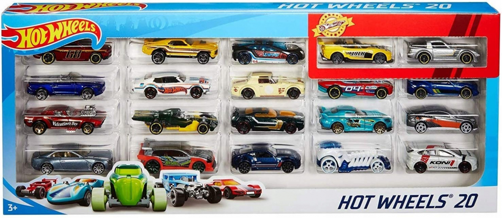 Hot Wheels Hot Wheels Dvadsaťbalenie vozidiel