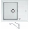 Franke BFG 611-62 biela ľad s excentrom + Franke FC 9541.094 NOVARA PLUS biela led