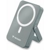 Verbatim Bezdrátová powerbanka Charge n Go Magnetic se stojánkem 10 000 mAh USB-C PD 3.0 šedá