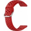 BStrap Silicone Dots remienok na Huawei Watch GT2 42mm, red (SSG013C0607)