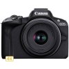 Canon EOS R50 + RF-S 18-45mm čierny