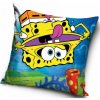 CARBOTEX - Detský vankúš Spongebob hore nohami / 40 x 40 cm