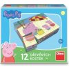 Dino kostky Peppa Pig 12 kostek