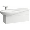 Laufen Il Bagno Alessi skrinka 99.5x32x34 cm závesná kúpeľňová skrinka pod umývadlo biela H4304210972601