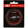 UD SS316 odporový drát 24GA 0,5mm 9m