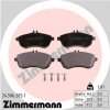 ZIMMERMANN Sada brzdových platničiek kotúčovej brzdy 24306.205.1