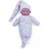 Miminko - Stela v růžovém povijanu se stříbrnými obrázky od španělské firmy Marina & Pau (Suenecitos Baby - 26 cm - balené v sáčku)