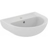 Ideal Standard Eurovit - Umývadlo, 55x45x22 cm, s prepadom, otvor na batériu, biela V154001