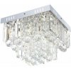 GLOBO 68594-6A CLEO krištáľové stropné svietidlo LED 3W/250lm 4000K chróm