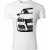 T-ričko Volkswagen Golf Mk5 GTi Half pánske tričko Farba trička: Žltá, Farba potlače: Biela, Veľkosť: L