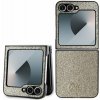 Guess PC/TPU Glitter Flakes Metal Logo Samsung Galaxy Z Flip 6 Gold GUHCZF6HGGSHD