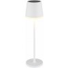 GLOBO 36637W SOLAR solárne svietidlo lampička V410mm LED 0,06W/50lm 3000K IP44 biela, vrátane batérie CR18650 1200mAh