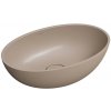 OMNIRES - SHELL M+ umývadlo na dosku, 50 x 32 cm, béžová mat SHELL500UNDB