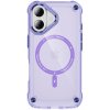 AppleKing odolný transparentný kryt s MagSafe pre iPhone 17 - fialový - možnosť vrátiť tovar ZADARMO do 30tich dní
