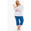 Dámske pyžamo Cornette 732/452 Amelia 2 3/4 3XL-5XL