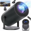 LED Projektor, prenosný projektor s Androidom, 2 gamepady, diaľkové ovládanie, WiFi, USB