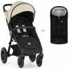 PETITE&MARS Kočík športový Street2 Air Black Sahara Beige + PETITE&MARS fusak Jibot ZADARMO 2025