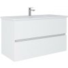 | Dřevojas - Kúpeľňová skrinka s umývadlom BANO 100x47 cm biela | 8590828025115