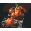 Vymalujsisam.sk Maľovanie podľa čísiel - Miska s mandarínkami Veľkosť: 40x50cm, Rám: Bez rámu, iba zrolované plátno