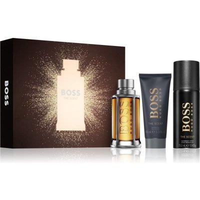 Hugo Boss BOSS The Scent toaletná voda 100 ml + dezodorant v spreji 150 ml + parfumovaný sprchovací gél 100 ml
