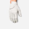 INESIS Mens Golf Glove Pravá z cabretta kože Tour 900 biela 2XL