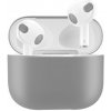 AppleKing ochranný silikónový obal pre AirPods 3 - sivý - možnosť vrátiť tovar ZADARMO do 30tich dní