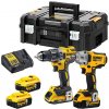 DeWALT DCK2077P2T Kombinovaná súprava 18 V - vŕtačka + rázový uťahovač