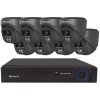 Securia Pro IP kamerový systém NVR8CHV5S-B DOME smart, čierny Nahrávanie: 6TB disk