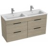 Jika Skriňa s dvoma zásuvkami 120 cm, jaseň H4536621765141