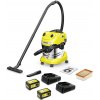 Batériový mokro suchý vysávač Akumulátorový mokrosuchý vysávač WD 4-18 S V-20/22 Dual Battery Set KARCHER 1.628-626.0
