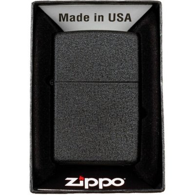 Zippo MFH odolný voči vetru Black Crackle nenaplnený