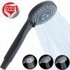 Čierna sprchová hlavica s 3 funkciami SOTBE BLACK