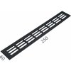 MPkovania SRL - ALFA vetracia mriežka 60 x 250 mm, 250 mm, 60 mm, CIM - čierna matná (C35)