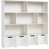 Regál Vevor 125,5 x 33 x 118 cm biely