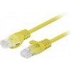 Patchcord kat.6 UTP 3m žltý Fluke Passed Lanberg 10-Pack