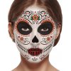 Tetovačky na tvár Day of the Dead Catrina 30x14cm