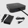 i-TEC USB-C Triple 4K Dock Pre 100W + adaptér 100W / 2× DP 1× HDMI RJ-45 3× USB 3.0 2× USB 2.0 2× USB-C (C31TRI4KDPDPRO100)