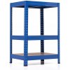 Policový regál Trestles RH 900x600x300, nosnosť 1050 kg, 3 police Farba: modrá, Typ police: drevená DTD 8 mm