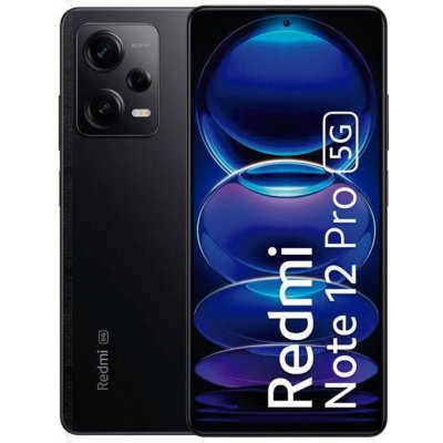 Xiaomi Redmi Note 12 Pro 5G 8GB/256GB čierny (Dual Sim, 5G internet, 8-jadro, RAM 8GB, pamäť 256GB, FullHD+ AMOLED displej 6.67", 50MPix, NFC, 5000mAh)