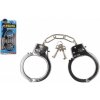 Teddies pouta policejní kov 17cm s klíčem na kartě